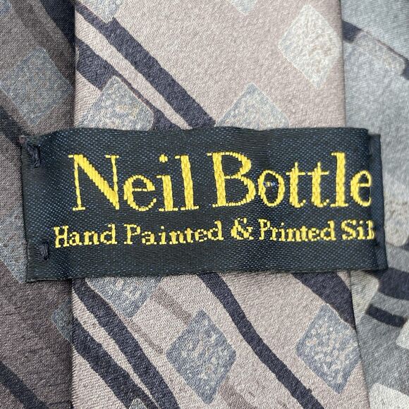 Bruno Piatelli / Neil Bottle / Daniel Silk Neckties Lot of 3 Abstract Iridescent - Picture 6 of 16